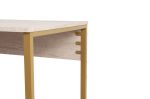 Twin Study Desk dvojitý psací stůl, traventin / zlatá Twin Study Desk dvojitý psací stůl, traventin / zlatá