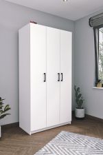 Šatní skříň třídveřová CLASSIE 3 barva bílá Šatní skříň třídveřová CLASSIE 3 barva bílá