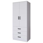 EASY šatní skříň se šuplíky, bílá EASY šatní skříň se šuplíky, bílá