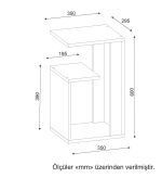 SISTER odkládací stolek, bílá SISTER odkládací stolek, bílá