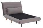 Rozkládací pohovka SPIKE VELVET šedá/buk Rozkládací pohovka SPIKE VELVET šedá/buk