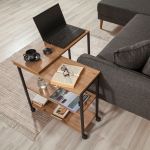 Melin PADLEodkládacístoleknakolečkách,boroviceAtlantik/černá Melin PADLEodkládacístoleknakolečkách,boroviceAtlantik/černá