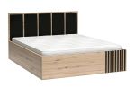 Postel s úlož. prostorem 180x200 BARBUS dub artisan/černá Postel s úlož. prostorem 180x200 BARBUS dub artisan/černá