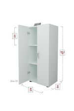 Komoda 2D SOFT 3 barva borovice Komoda 2D SOFT 3 barva borovice
