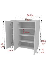 Komoda 3D SOFT barva antracit Komoda 3D SOFT barva antracit