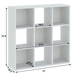Regál vysoký 9P CARINO bílá Regál vysoký 9P CARINO bílá