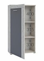 Obývací stěna VITO antracit/dub artisan Obývací stěna VITO antracit/dub artisan