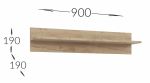 Obývací stěna ZETA dub kraft tabaco/satin Obývací stěna ZETA dub kraft tabaco/satin