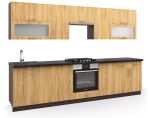 Kuchyně ESTERO 300 wenge dark/dub wotan Kuchyně ESTERO 300 wenge dark/dub wotan