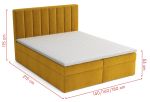 Postel s matrací s ÚP LUCINI BOX 180x200 Bluvel 14 Postel s matrací s ÚP LUCINI BOX 180x200 Bluvel 14