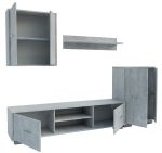 Obývací stěna ZETA barva industrial Obývací stěna ZETA barva industrial