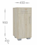 Předsíňová stěna KENAI satin Předsíňová stěna KENAI satin