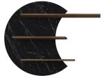 Televizní stolek s policí PEDRO ořech/marble Televizní stolek s policí PEDRO ořech/marble