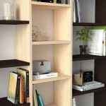 BULDAN designová knihovna, wenge/maple BULDAN designová knihovna, wenge/maple