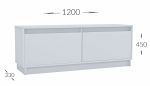 Předsíňová stěna JACOB 180 dub kraft šedý Předsíňová stěna JACOB 180 dub kraft šedý