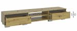 Obývací stěna OHIO dub kraft tabaco/satin Obývací stěna OHIO dub kraft tabaco/satin