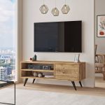 BUGAR TV stolek na nožkách, barva borovice BUGAR TV stolek na nožkách, barva borovice