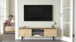 ASPERE TV skříňka, dub Left + antracit ASPERE TV skříňka, dub Left + antracit