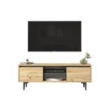 ASPERE TV skříňka, dub Left + antracit ASPERE TV skříňka, dub Left + antracit