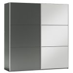 Šatní skříň VALERIANO 200 grafit/grafit Šatní skříň VALERIANO 200 grafit/grafit