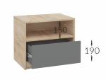 Ložnicová sestava BOXBY, barva bílá mat/dub coastland satin Ložnicová sestava BOXBY, barva bílá mat/dub coastland satin