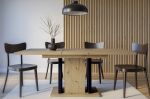 Jídelní rozkládací stůl JANGA artisan/černá Jídelní rozkládací stůl JANGA artisan/černá
