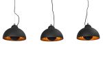 Stropní svítidlo STUDIO 3M 140 CM černo-zlaté Stropní svítidlo STUDIO 3M 140 CM černo-zlaté