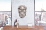Nástěnná dekorace SKULL 40 CM stříbrná Nástěnná dekorace SKULL 40 CM stříbrná