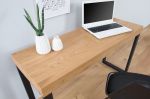 Psací/konzolový stůl BLACK DESK 120 CM dubový vzhled Psací/konzolový stůl BLACK DESK 120 CM dubový vzhled