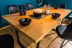 Jídelní stůl LOFT 160 CM dubový vzhled U rám Jídelní stůl LOFT 160 CM dubový vzhled U rám