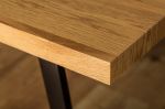 Jídelní stůl LOFT 160 CM dubový vzhled U rám Jídelní stůl LOFT 160 CM dubový vzhled U rám