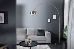 Stojací lampa BIG BOW 170-210 CM matně chromovaná Stojací lampa BIG BOW 170-210 CM matně chromovaná