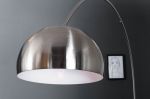 Stojací lampa BIG BOW 170-210 CM matně chromovaná Stojací lampa BIG BOW 170-210 CM matně chromovaná