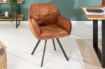 Jídelní židle LOUNGER světle hnědá otočná Jídelní židle LOUNGER světle hnědá otočná