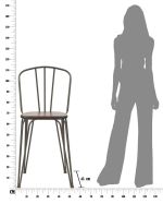 2SET barová židle HARLEM 102 CM 2SET barová židle HARLEM 102 CM
