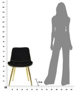 2SET židle FRANCE černá 2SET židle FRANCE černá