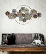 Nástěnná dekorace FLOWER CIRCLE 85 CM Nástěnná dekorace FLOWER CIRCLE 85 CM