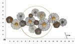 Nástěnná dekorace FLOWER CIRCLE 85 CM Nástěnná dekorace FLOWER CIRCLE 85 CM