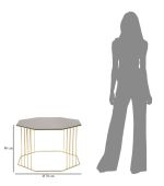 Konferenční stolek OCTAGON 70 CM Konferenční stolek OCTAGON 70 CM