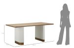 Jídelní stůl TOLOSA 180 CM jasan/bílý Jídelní stůl TOLOSA 180 CM jasan/bílý