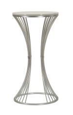 Odkládací stolek FUNNEL 100 CM bílý mramor Odkládací stolek FUNNEL 100 CM bílý mramor