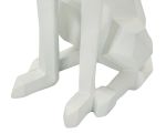 Socha/mísa CANE 74 CM bílá/zlatá Socha/mísa CANE 74 CM bílá/zlatá
