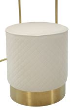 Toaletní stolek SHARON 70 CM krémový/zlatý