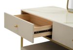 Toaletní stolek LUXURY 120 CM krémový/zlatý Toaletní stolek LUXURY 120 CM krémový/zlatý