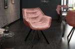 Židlo-křeslo DUTCH COMFORT tmavě růžové samet Židlo-křeslo DUTCH COMFORT tmavě růžové samet