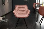Židlo-křeslo DUTCH COMFORT tmavě růžové samet Židlo-křeslo DUTCH COMFORT tmavě růžové samet