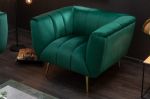 Křeslo NOBLESSE 105 CM smaragdově zelené samet Křeslo NOBLESSE 105 CM smaragdově zelené samet