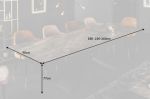 Jídelní stůl EUPHORIA DARK MRAMOR 180-220-260 CM keramika rozkládací Jídelní stůl EUPHORIA DARK MRAMOR 180-220-260 CM keramika rozkládací