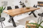 Jídelní stůl IRON CRAFT X NATUR 240 CM masiv mango Jídelní stůl IRON CRAFT X NATUR 240 CM masiv mango