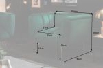 Křeslo NOBLESSE 105 CM smaragdově zelené samet Křeslo NOBLESSE 105 CM smaragdově zelené samet